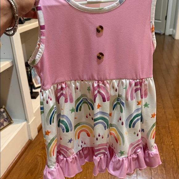 Rainbow Ruffle Shorts Set - Picture 7 of 10